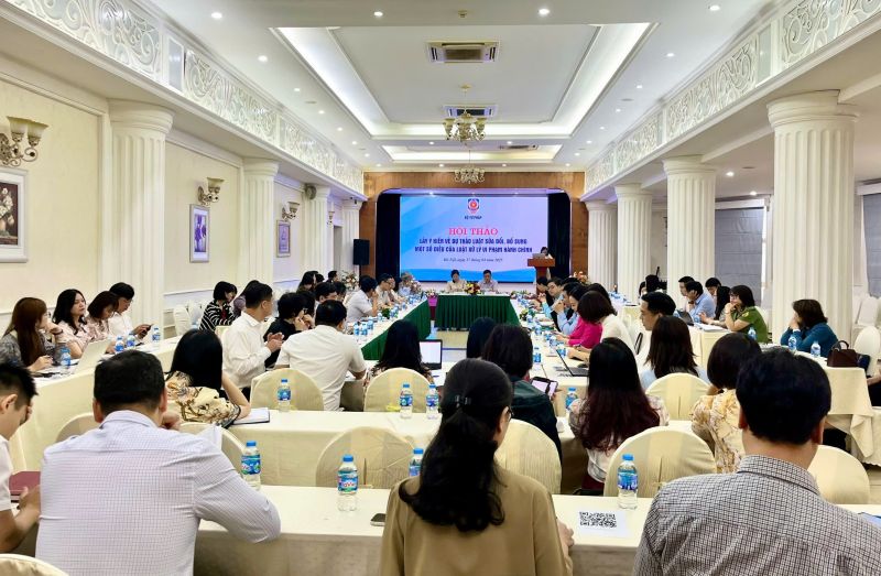 Hội thảo lấy ý kiến đối với dự thảo Luật sửa đổi, bổ sung một số điều của Luật Xử lý VPHC